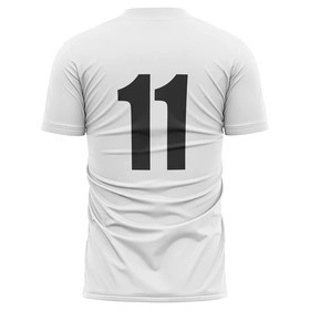 Nadruk na odzieży - numer dwu cyfrowy na koszulce 25cm