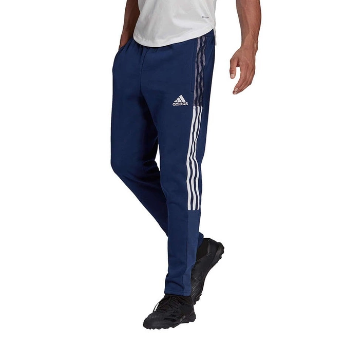 Męskie Spodnie Bawełniane Adidas TIRO 21 Sweat Pant Granatowe (GH4467)