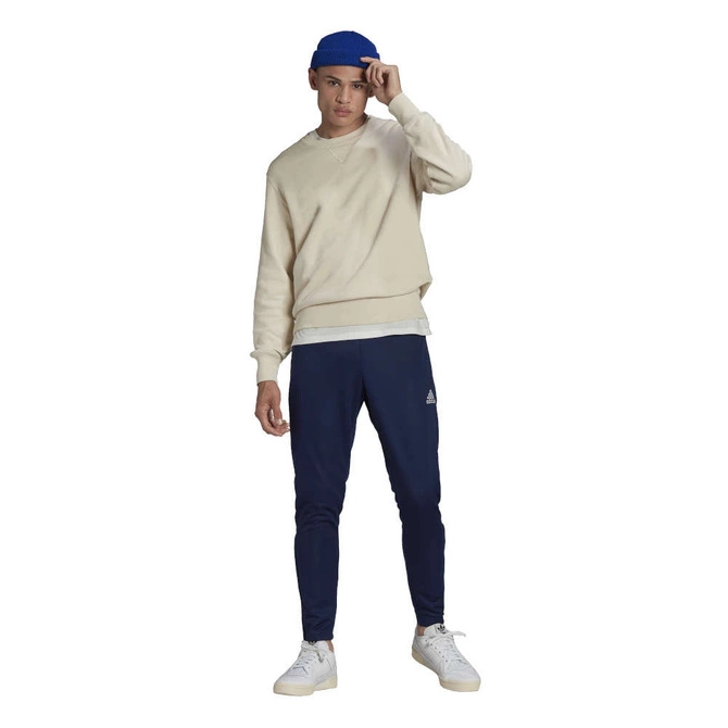 Dziecięce Spodnie Treningowe Zwężane Adidas Entrada 22 Granatowy (HC0336)