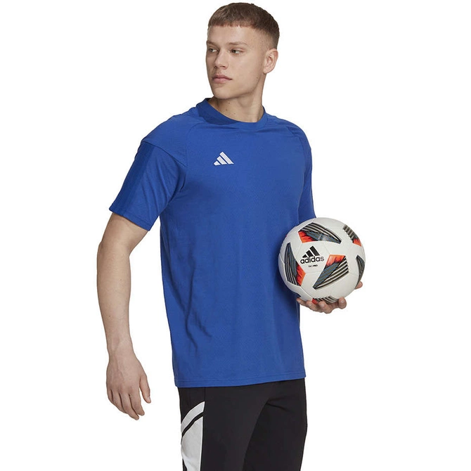 Męska Koszulka Sportowa Adidas Tiro 23 Competition Niebieska (HU1321)