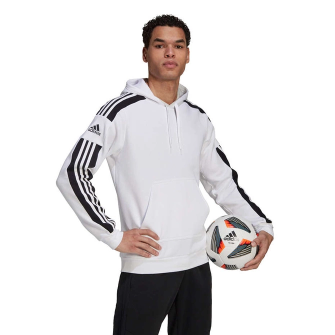 Męska Bluza z Kapturem Adidas Squadra 21 Sweat Hoody Biała (GT6637)