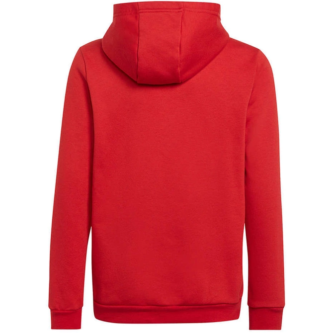 Dziecięca Bluza Bawełniana z Kapturem Adidas Entrada 22 Hoody Czerwona (H57566)