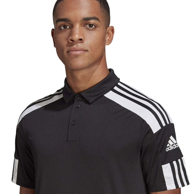 Męska Koszulka Adidas Squadra 21 Polo Czarna (GK9556)