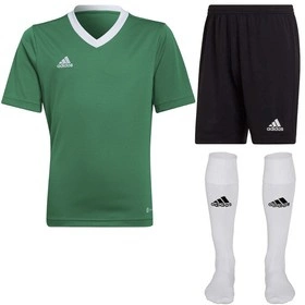 Dziecięcy Komplet Piłkarski Adidas Entrada 22 Zielony (HI2126)