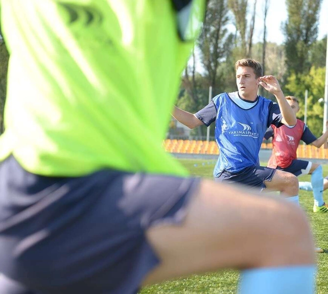 Znacznik piłkarski żółty, oznacznik Junior (100018)