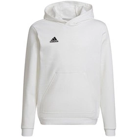 Dziecięca Bluza Bawełniana z Kapturem Adidas Entrada 22 Hoody Biała (HG6303)