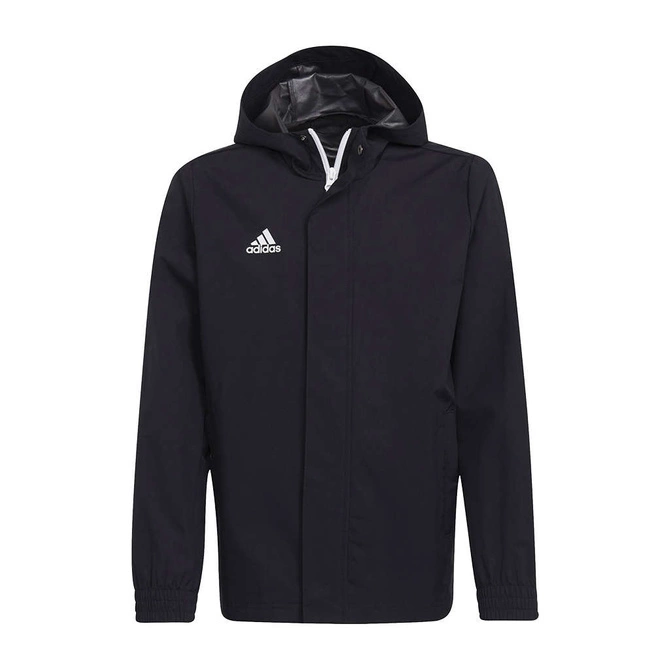 Dziecięca Kurtka Przeciwdeszczowa Adidas Entrada 22 All Weather Jacket Czarna (IK4014)