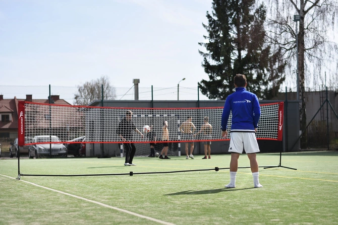 Zestaw do siatkonogi, siatkonoga 6x1,5m ELITE PRO indoor (100560)