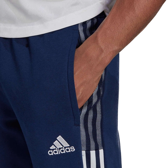 Męskie Spodnie Bawełniane Adidas TIRO 21 Sweat Pant Granatowe (GH4467)