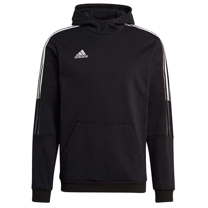 Męska Bluza z Kapturem Adidas Tiro 21 Sweat Hoody Czarna (GM7341)
