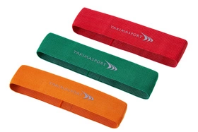 Taśmy materiałowe gumy Flex Band- zestaw 3 taśm do ćwiczeń (100547)