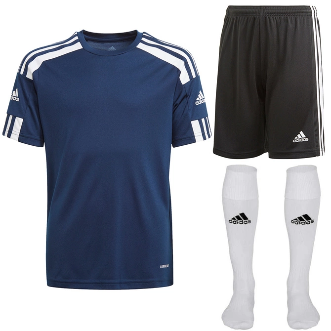 Komplet Strój Piłkarski Adidas Squadra 21 Granatowy (GN5724 + GN5776)