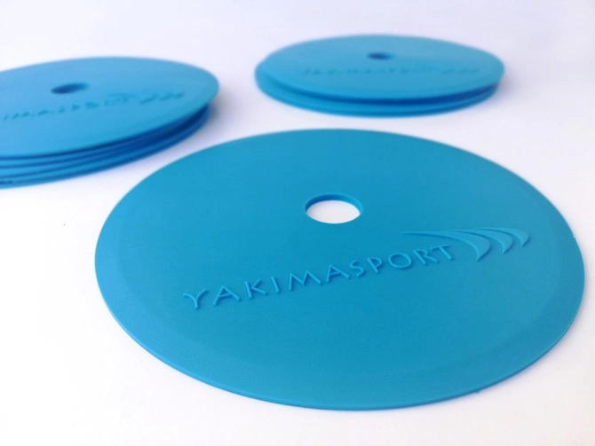 Znaczniki pola płaskie (maty znakujące) - zestaw 10 szt. niebieskie (100583)