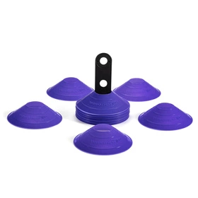 Wysepki, Stożek, Stożki, Kapturki, Grzybki treningowe w 1 kolorze Fioletowy