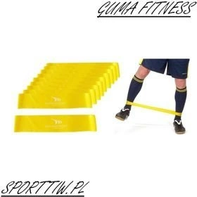 Guma fitness - zestaw 20 gum ŻÓŁTE mały opór