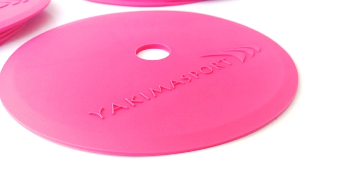 Znaczniki pola płaskie (maty znakujące) - zestaw 10 szt. różowe (100581)