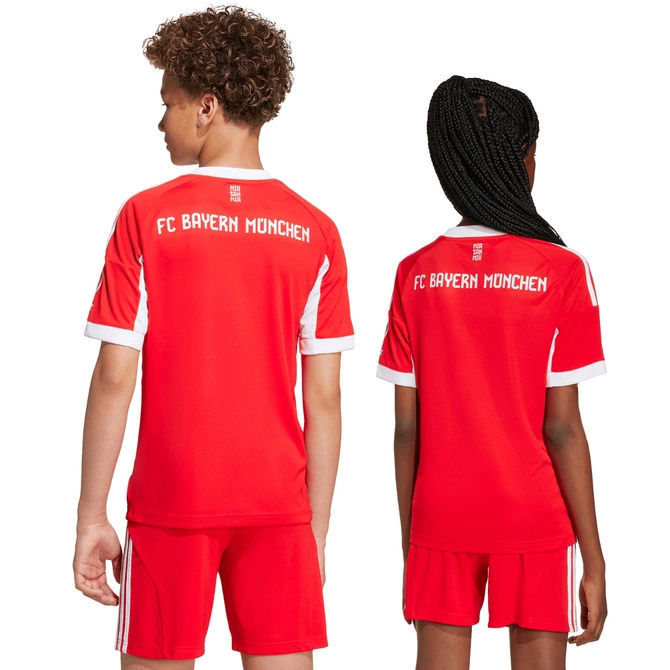 Koszulka dla dzieci adidas FC Bayern 25/26 Home czerwona JN8525