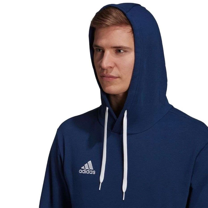 Męska Bluza Bawełniana z Kapturem Adidas Entrada 22 Hoody Granatowa (H57513)