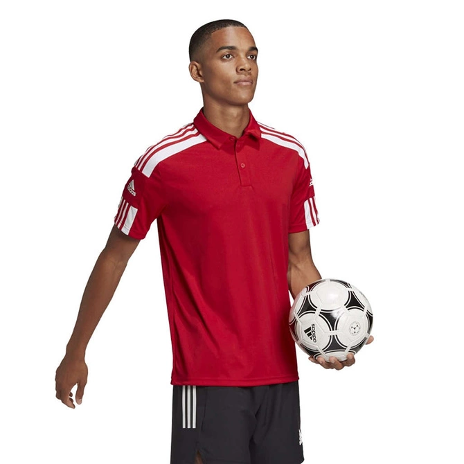 Męska Koszulka Adidas Squadra 21 Polo Czerwona (GP6429)