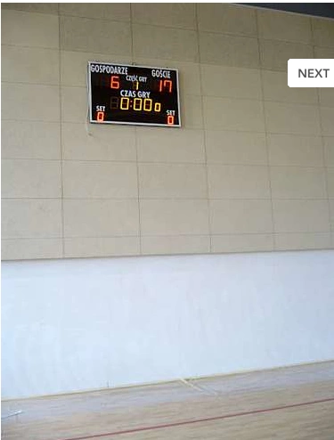 Tablica wyników- hala (TZG 100)