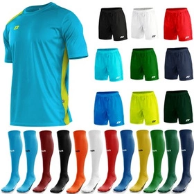 Komplet Strój Piłkarski Zina Contra Junior Błękitny