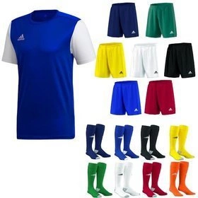 Męski Komplet - Strój Piłkarski Adidas Estro 19 (DP3231) niebieski