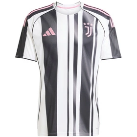 Koszulka męska adidas Juventus Home 25/26 biało-czarna JJ4320
