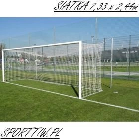 Siatka na bramkę 7,33 x 2,44 Profesjonalna.