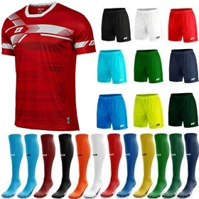 Komplet Strój Piłkarski Zina La Liga Junior Czerwony