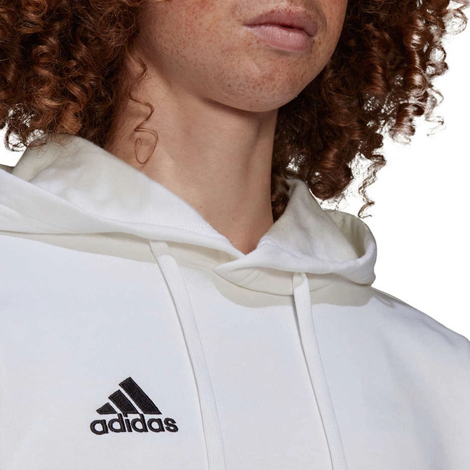 Męska Bluza Bawełniana z Kapturem Adidas Entrada 22 Hoody Biała (HG6302)