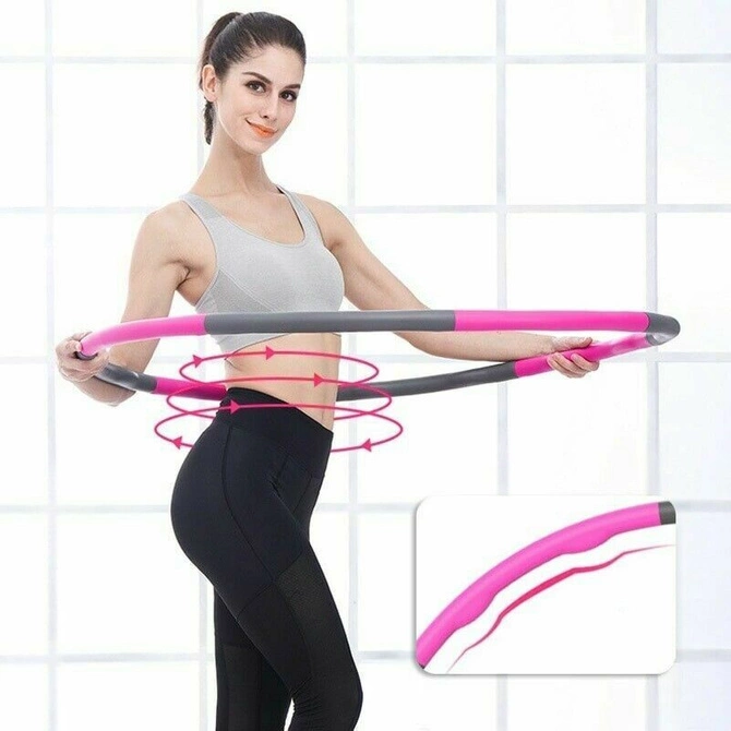 Hula Hop z masażerem składany (100456)