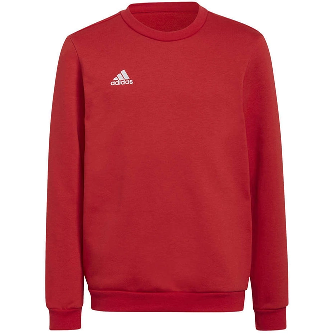 Bluza Dziecięca Bawełniana Adidas Entrada 22 Sweat Top Czerwona (H57473)