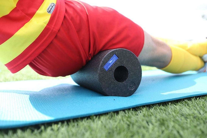 Wałek, Roller do masażu- płaski CZARNY (100211)