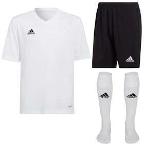 Dziecięcy Komplet Piłkarski Adidas Entrada 22 Biały (HC5054)