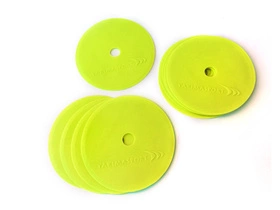 Znaczniki pola płaskie (maty znakujące) - zestaw 10 szt. żółte (100579)