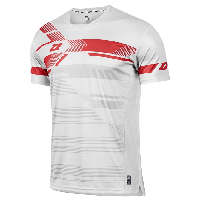 Koszulka Meczowa Zina La Liga Junior Biało-Czerwona (A02544)