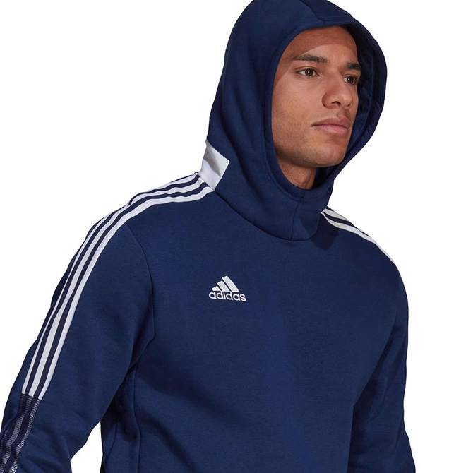 Męska Bluza z Kapturem Adidas Tiro 21 Sweat Hoody Granatowa (GH4464)