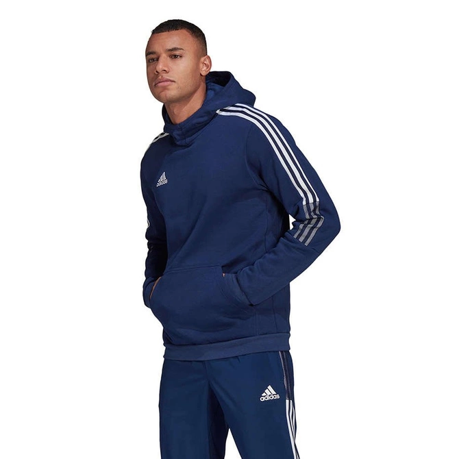 Męska Bluza z Kapturem Adidas Tiro 21 Sweat Hoody Granatowa (GH4464)