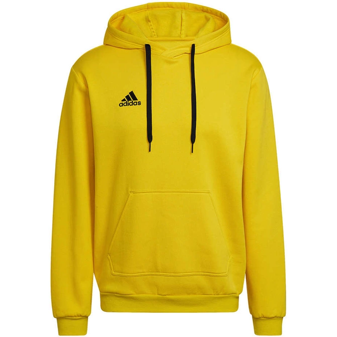 Męska Bluza Bawełniana z Kapturem Adidas Entrada 22 Hoody Żółta (HI2140)