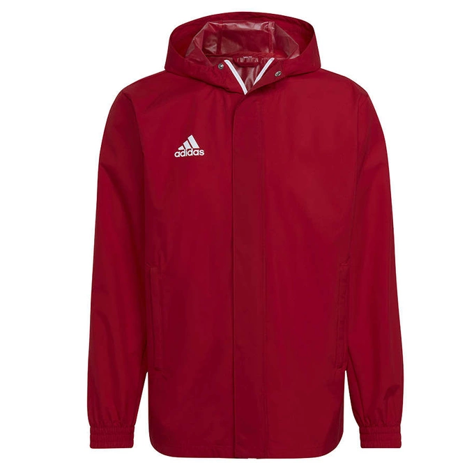 Dziecięca Kurtka Przeciwdeszczowa Adidas Entrada 22 All Weather Jacket Czerwona (IK4013)