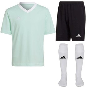 Dziecięcy Komplet Piłkarski Adidas Entrada 22 Miętowy (HC5078)