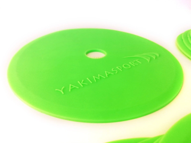 Znaczniki pola płaskie (maty znakujące) - zestaw 10 szt. zielone (100587)