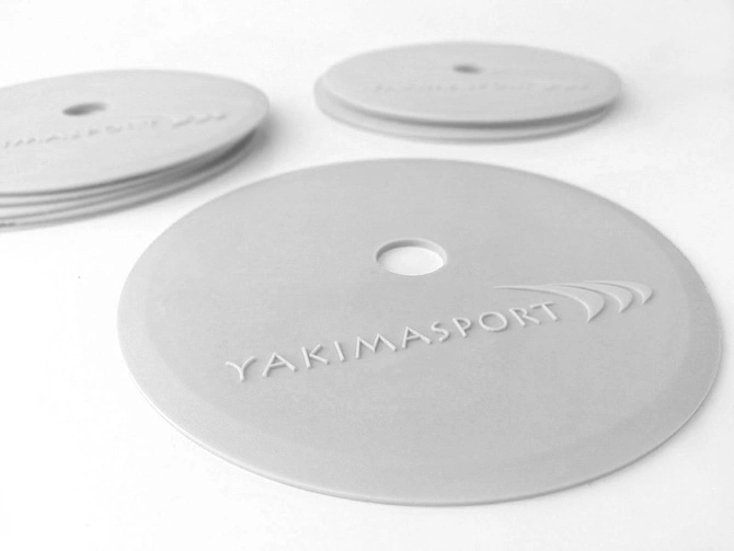 Znaczniki pola płaskie (maty znakujące) - zestaw 10 szt. białe (100556)