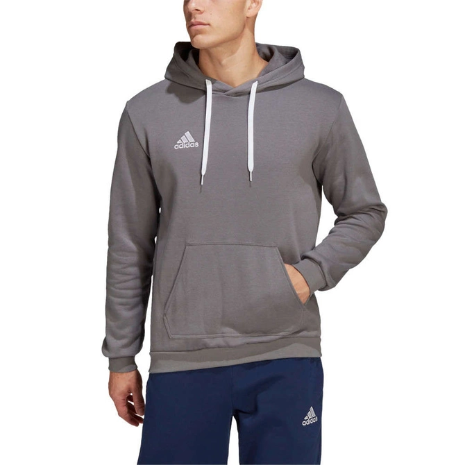 Męska Bluza Bawełniana z Kapturem Adidas Entrada 22 Hoody Szara (HB0578)
