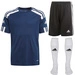 Dziecięcy Komplet Piłkarski Adidas Squadra 21 Granatowy (GN5745 + GN5767)