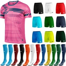 Komplet Strój Piłkarski Zina La Liga Różowy