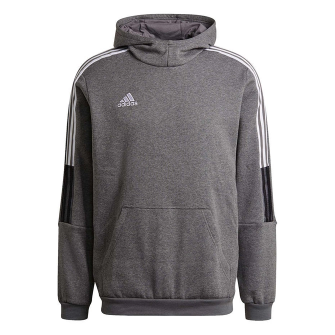 Męska Bluza z Kapturem Adidas Tiro 21 Sweat Hoody Szara (GP8805)