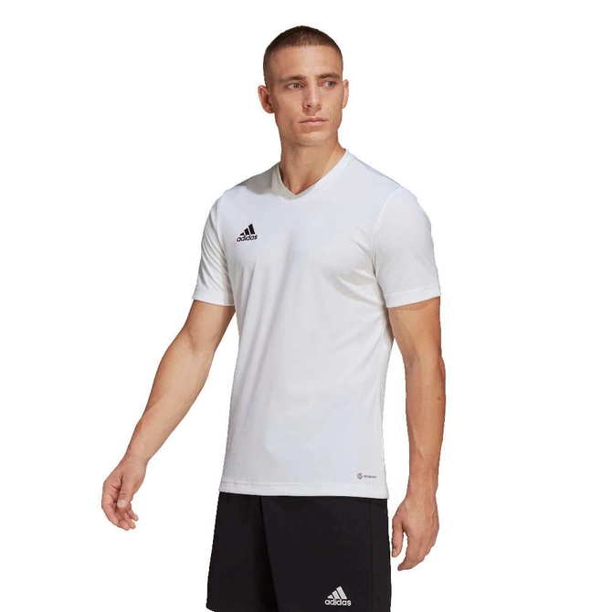 Dziecięca Koszulka Piłkarska Adidas Entrada 22 Biały (HC5054)