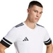 Koszulka męska adidas Squadra 25 biało-czarna JG5835