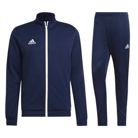 Dziecięcy Dres Sportowy Piłkarski Adidas Entrada Zwężane Nogawki (H57530), granatowy